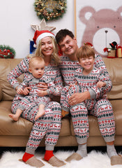 Christmas Pajamas Family Matching New Year Father Mother Kids Baby Look Clothes Set