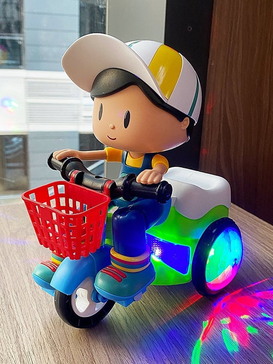 Boys And Girls Electric Dancing Stunt Tricycle Toy