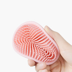 Baby Shower Brush To Remove Dandruff Silicone Scrubbing Cotton Shampoo Artifact