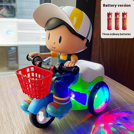 Boys And Girls Electric Dancing Stunt Tricycle Toy