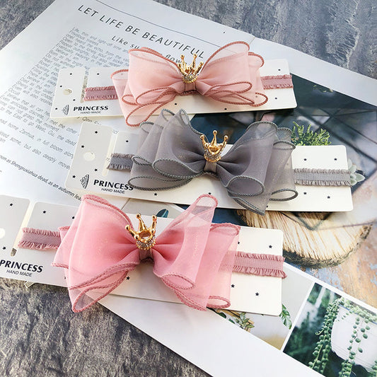 Baby Princess Bow  Tiara Hair Band