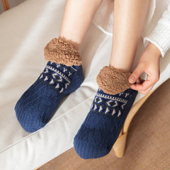 Indoor Home Floor Socks Fall And Winter Warm Non-slip Carpet Socks For Men And Women